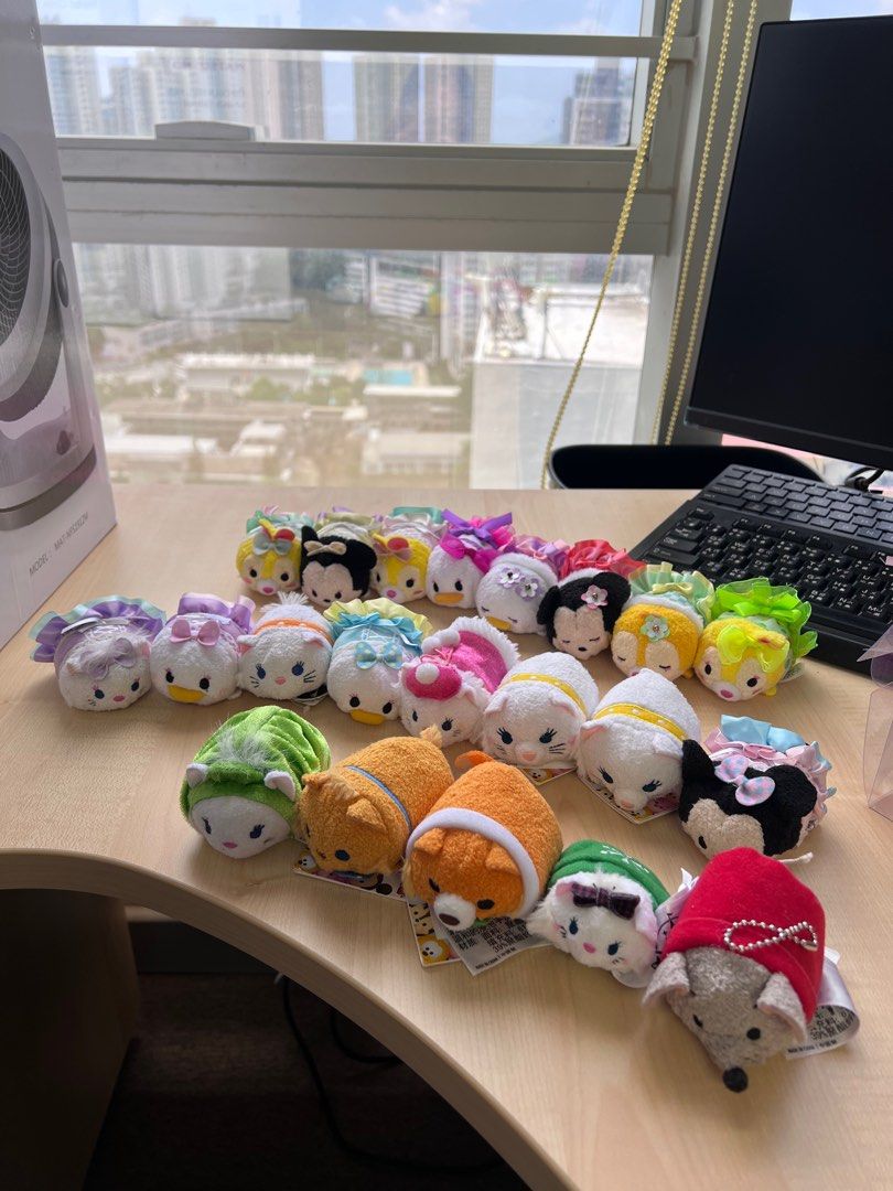 Tsum Tsum 公仔 日版 絕版 Marie Donald Duck Daisy Mickey Mouse Minnie Mouse ...