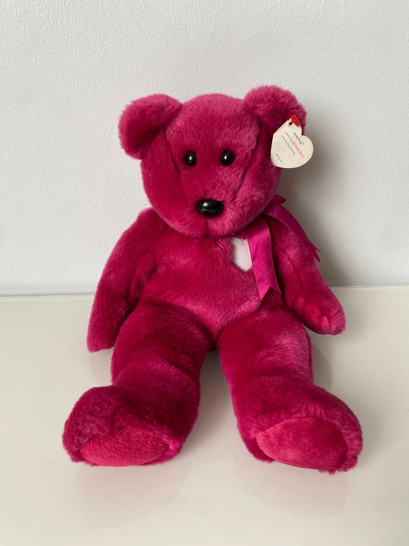 TY Beanie Baby Valentina the Teddy Bear Large 2000, Hobbies & Toys ...