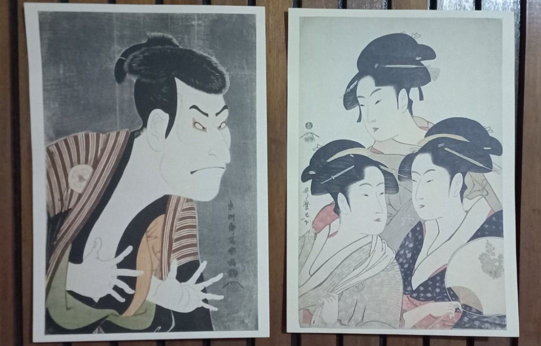 Ukiyo-e Japanese Art Prints (Category: Art & Prints) located in Manila. Submitted by hihellogoodbuy (Listing ID 1241641690, Image 1). Description: Unframed. Size: 25.5 x 36.5 cm Bought in Japan, just stored. Available: 2pcs for each print except for the landscape / scenery prints (only 1 pcs. each) Selling at P350 each but will give discount for those buying 3 pcs. or more (P900 for 3 pcs).