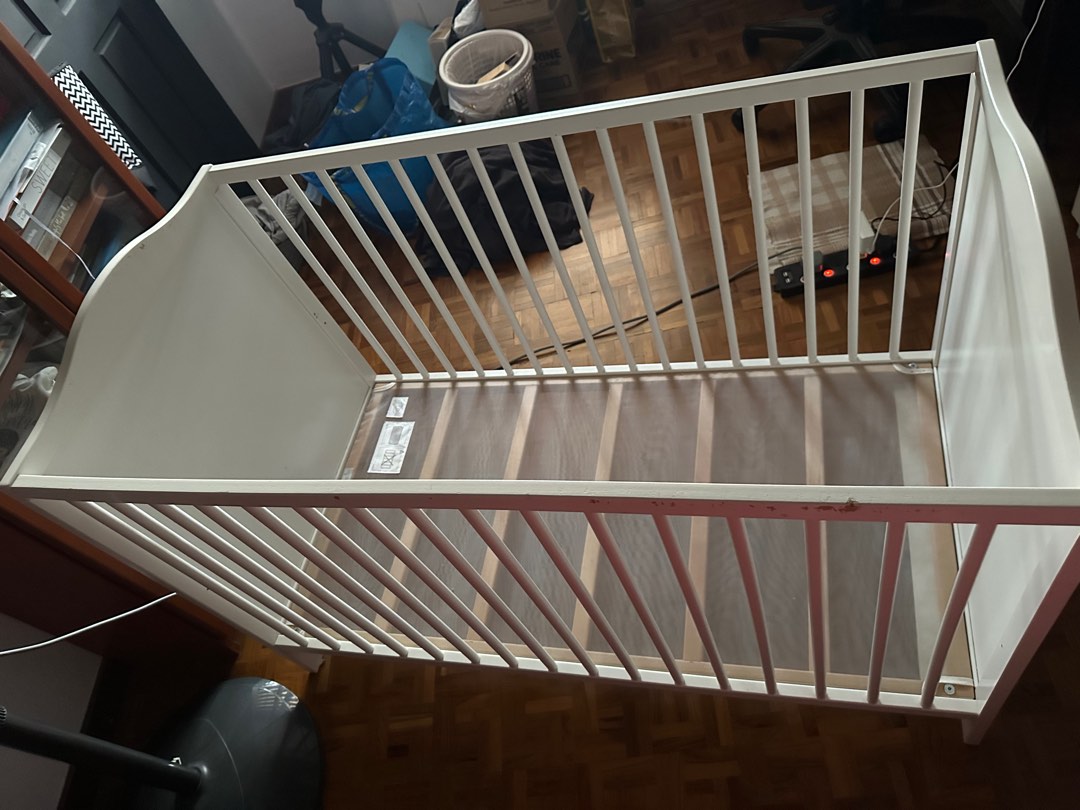 Used IKEA cot, Babies & Kids, Baby Nursery & Kids Furniture, Cots ...