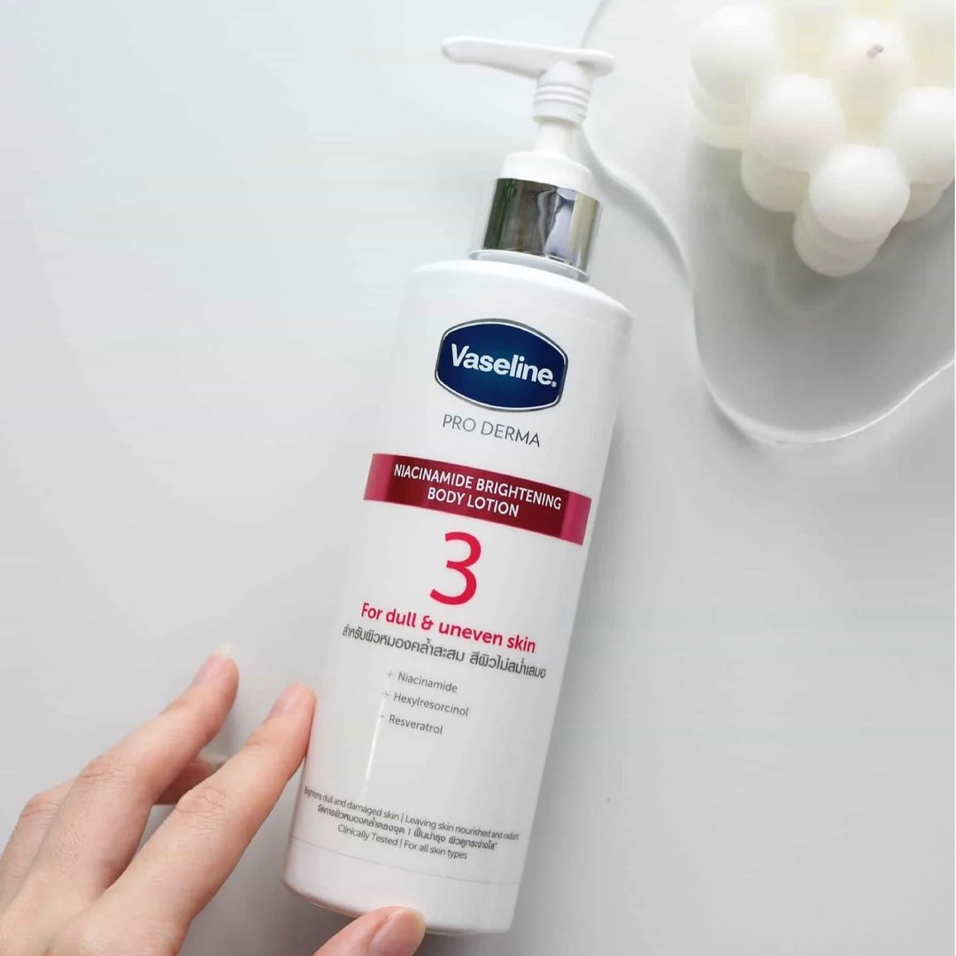 Vaseline pro derma niacinamide brightening body lotion 250ml, Beauty