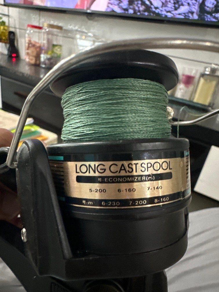 Vintage Daiwa longcast A4000, Sports Equipment, Fishing on Carousell
