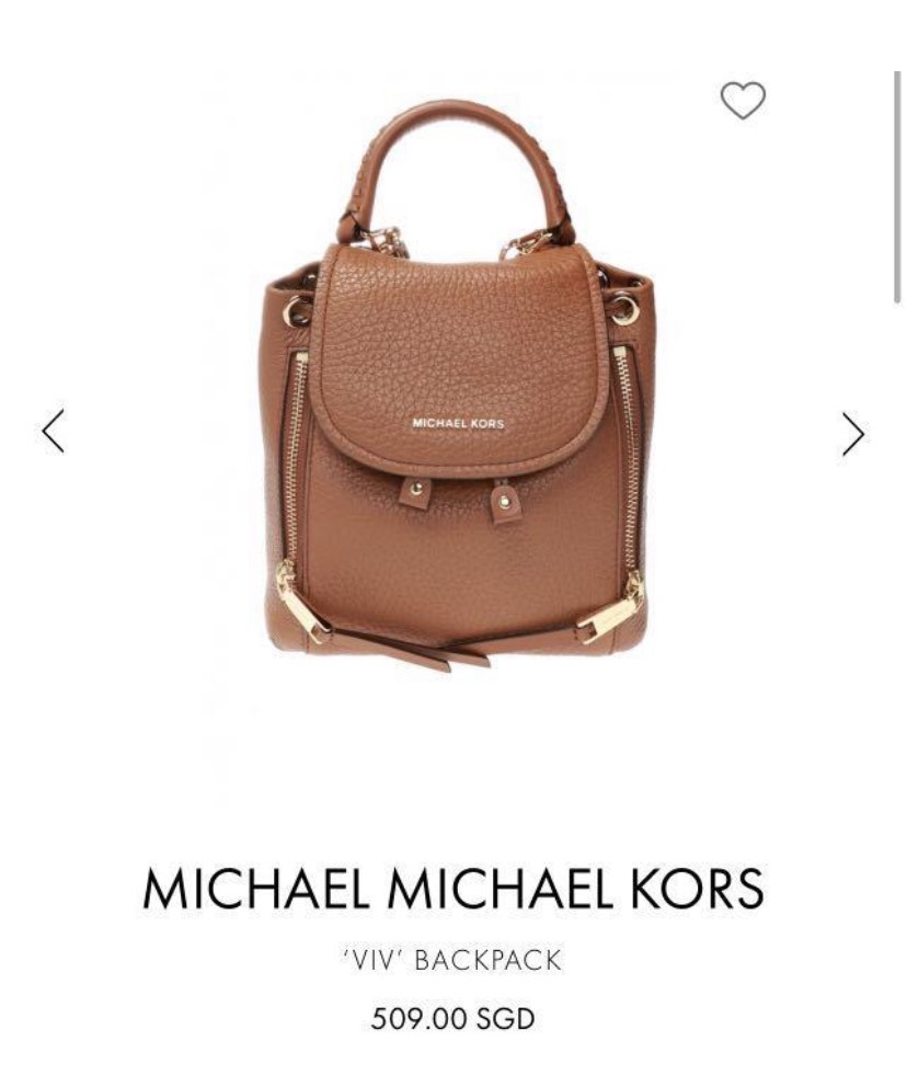 Michael kors on sale viv backpack review