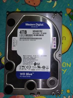 WD 藍標 4TB 硬碟 WD40EZRZ-00GXCB0 低時數