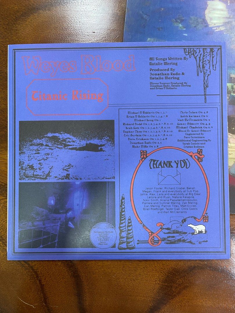 Weyes Blood Titanic Rising vinyl (Teal) on Carousell