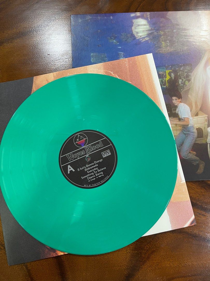 Weyes Blood Titanic Rising vinyl (Teal) on Carousell