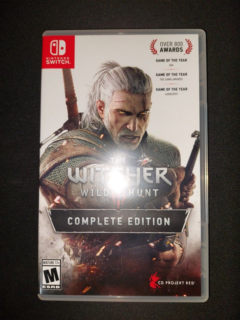 Witcher 3 Nintendo Switch Game Video Gaming Video Games