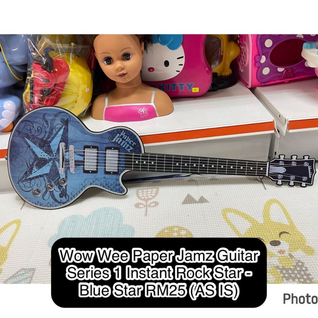 Paper jamz guitar blue deals