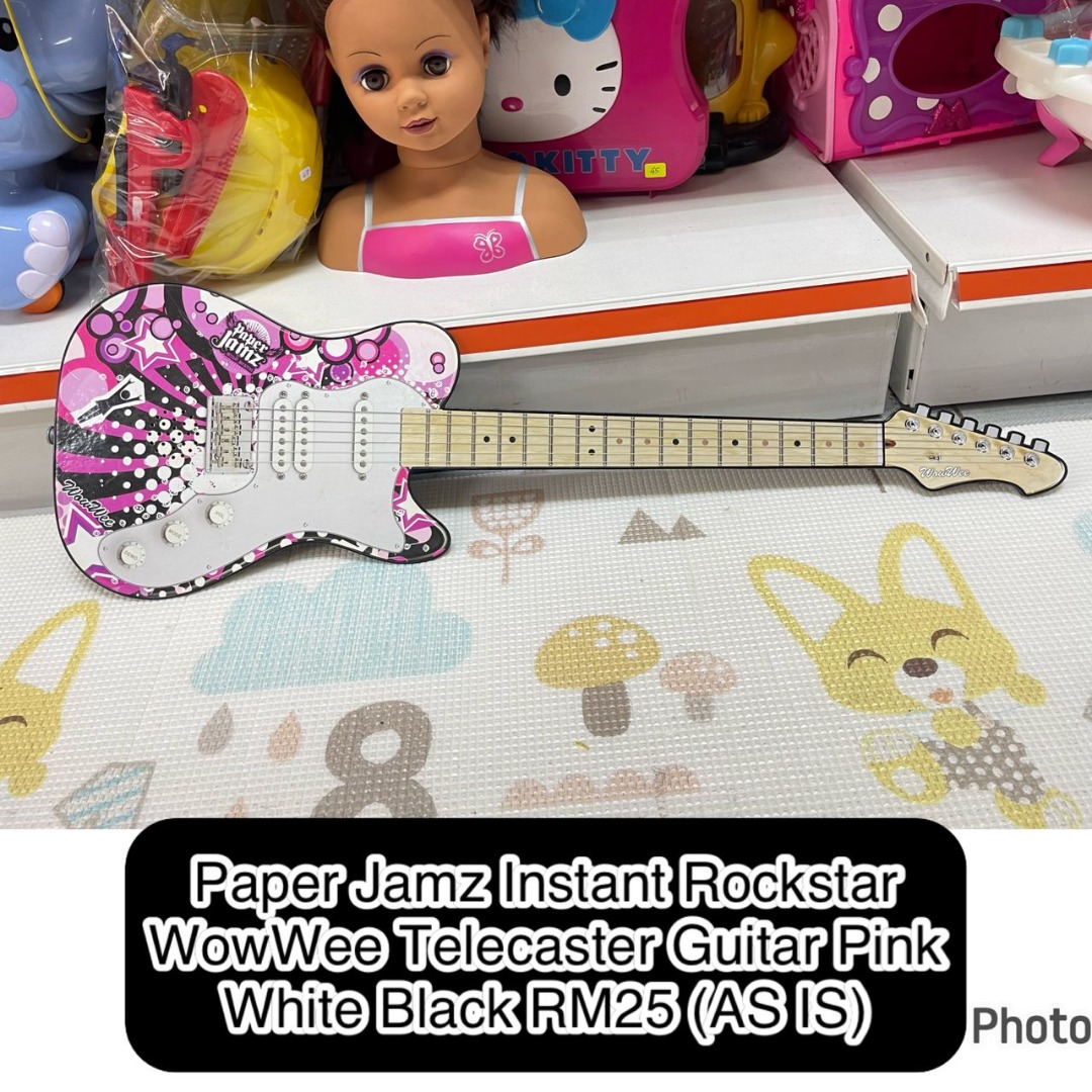 Wowwee Paper Jamz Telecaster Guitar, Hobbies & Toys, Toys & Games on
