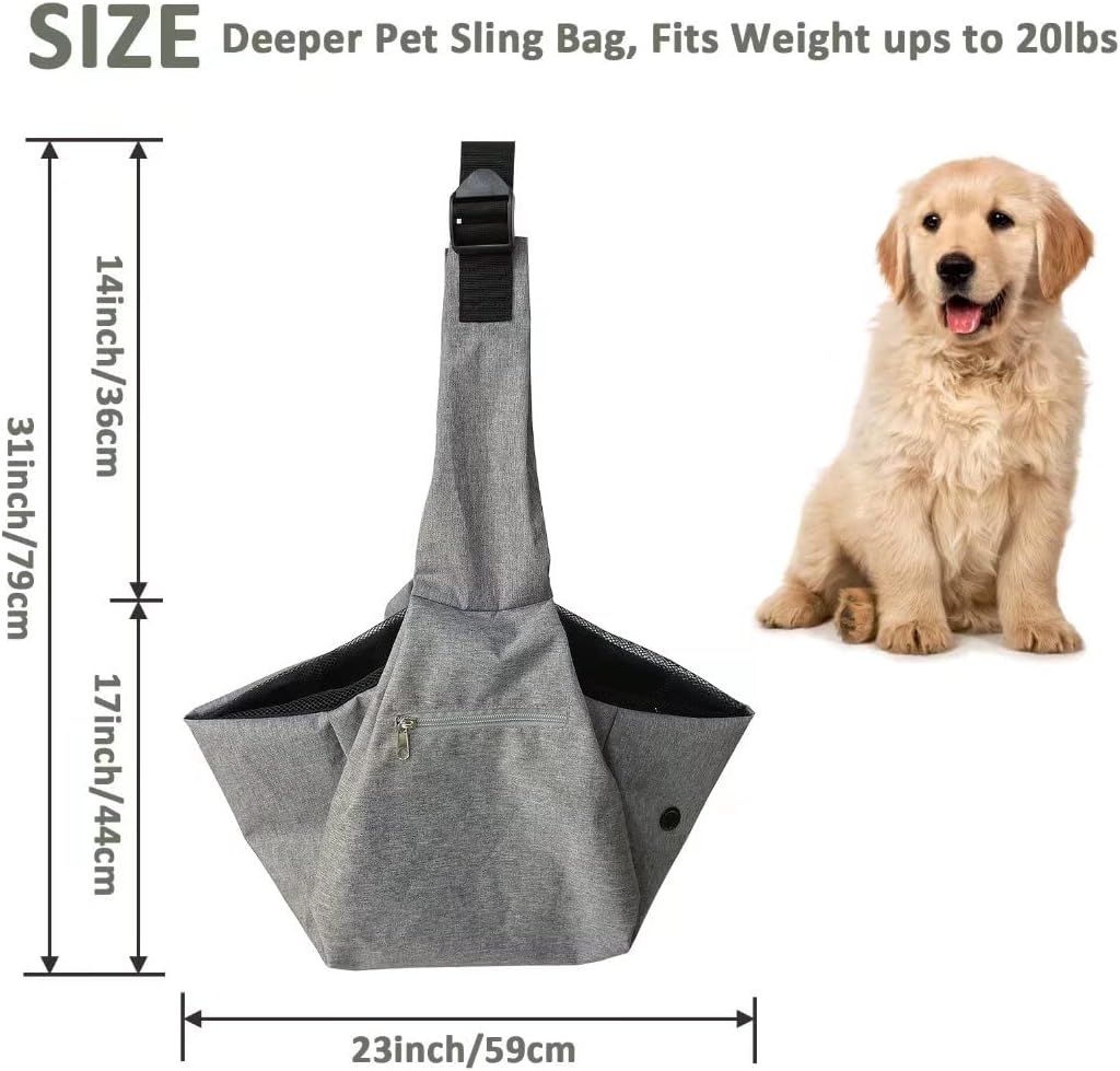 Pet sling deals 20 lbs