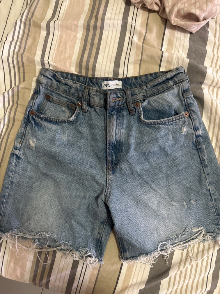 Zara boyfriend shorts hot sale