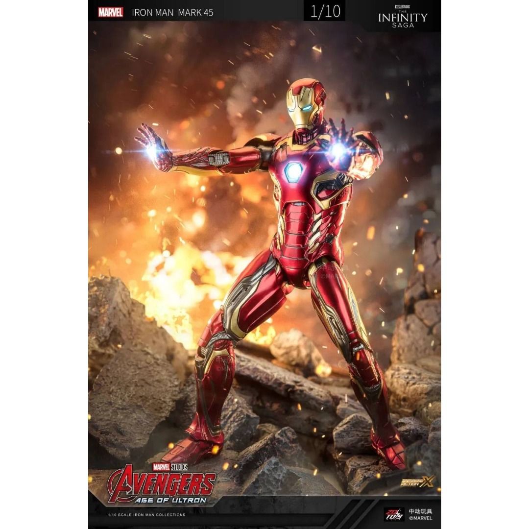 ZD Toys Iron Man Age of Ultron Mark XLV (7102426) Brand New