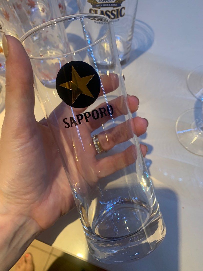 13 Japanese beer glasses, Furniture & Home Living, Kitchenware