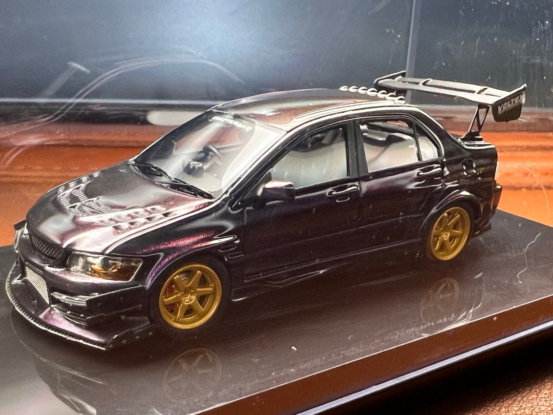 1/64 Error 404 Voltex Mitsubishi Evolution IX 9 (Purple Black