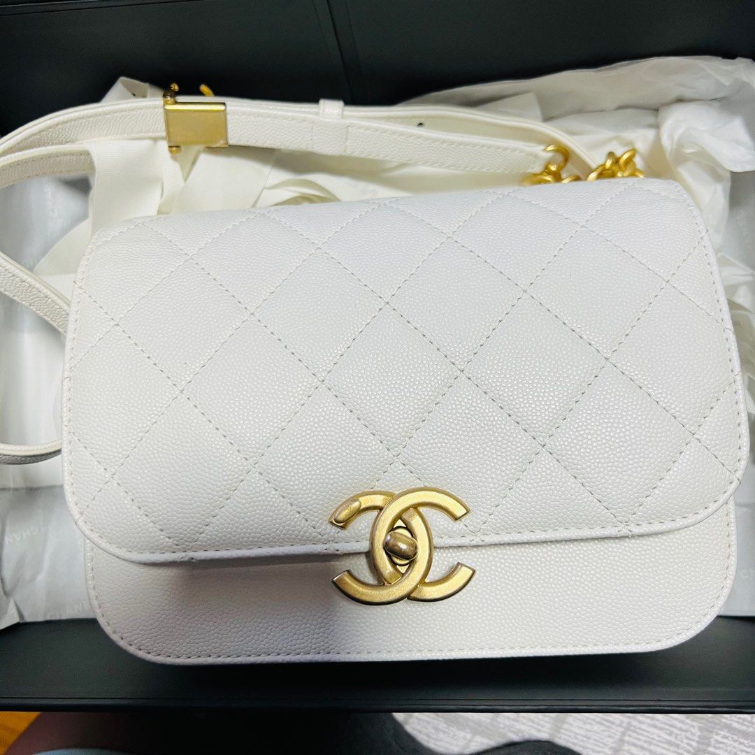 Chanel 22 Caramel Small, Luxury, Bags & Wallets on Carousell