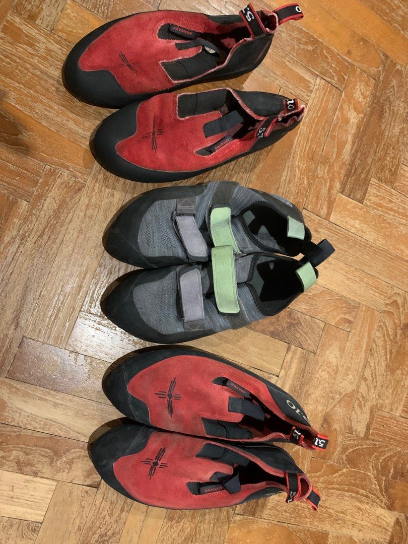 5.10 and Black Diamond Climbing shoes