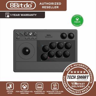 8Bitdo Arcade Stick for Xbox Series X|S, Xbox One and Windows 10, Arcade Fight Stick with 3.5mm Audio Jack - Officially Licensed