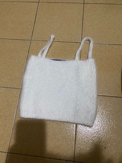 水貂毛 馬海毛 毛毛背心 aeom