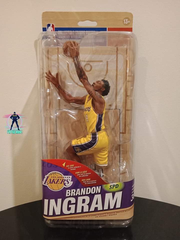 McFarlane Toys NBA Series 30 Los Angeles Lakers Brandon Ingram Action Figure