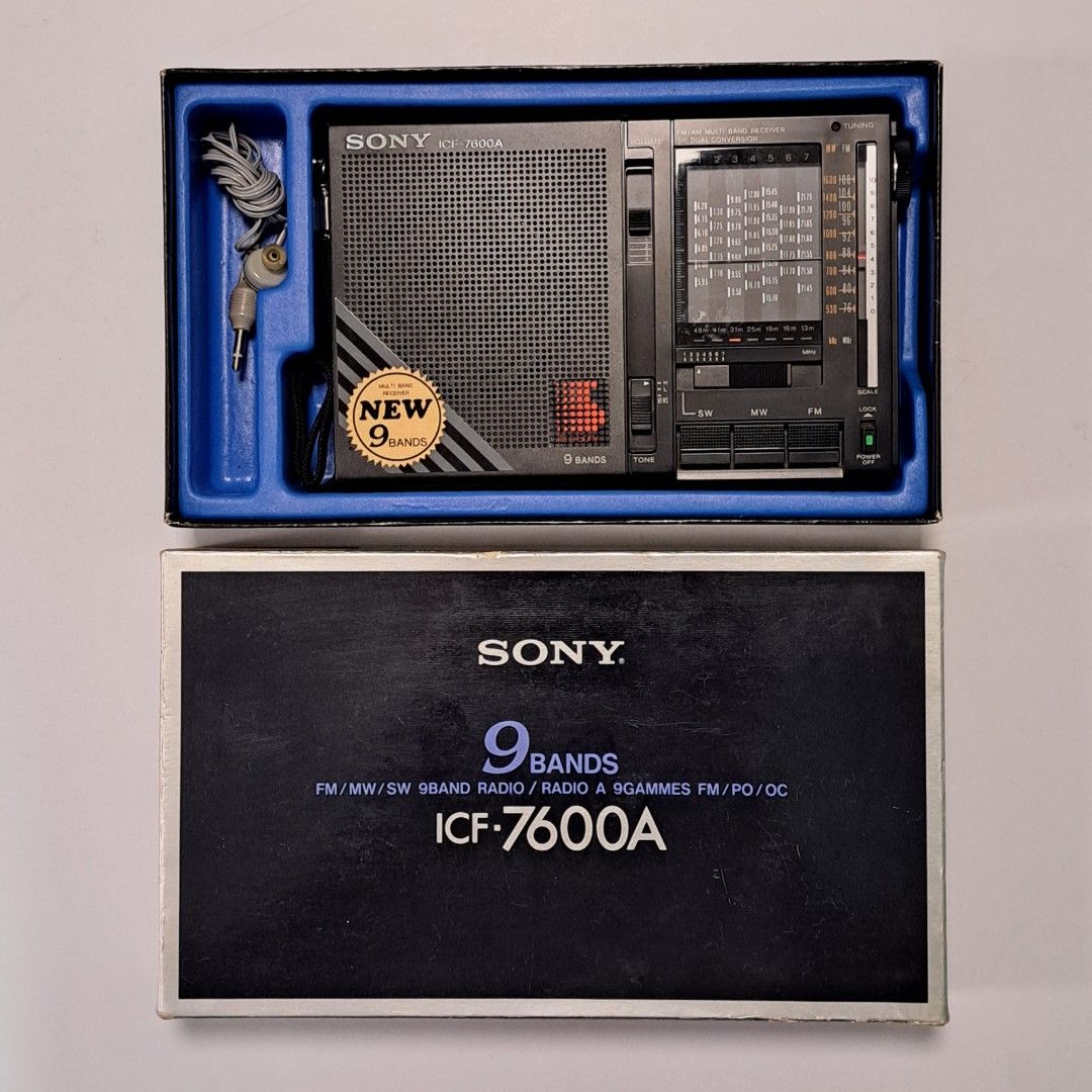 SONY ICF-7600A FM/AM/SW 9バンドラジオ