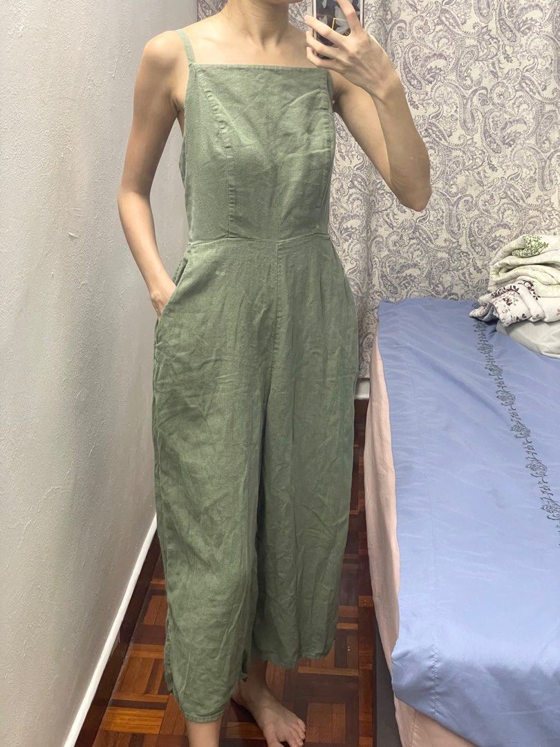 Navy green clearance jumpsuit