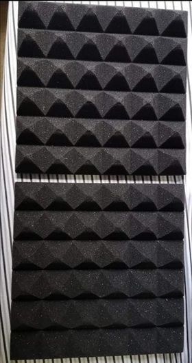 ACOUSTIC FOAM FOR STUDIO (Category: Construction Tools & Equipment) located in Marikina City. Submitted by christine_km8enterprises (Listing ID 1241760722, Image 3). Description: ACOUSTIC FOAM (Best for Acoustic treatments ) 📌 Studios 📌 Home theaters 📌 Hearing booths 📌 Bars 📌 Classrooms ⚡Density 18/24 /35 ⚡Fire Retardant ⚡Nrc 0.6 ⚡Gray/Black colors available (other color upon request) Designs Available : EGG CRATE SURFACE WEDGE SURFACE PYRAM