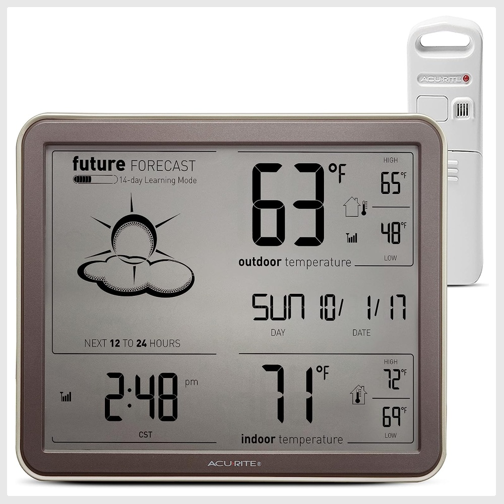 AcuRite Wireless Weather Station with Temperature Sensor and Atomic