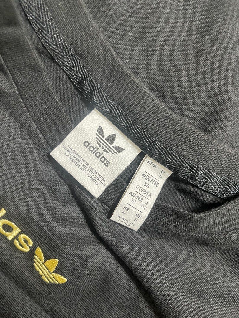 Adidas GJ6578 雙三葉刺繡三線側綁帶造型長版洋裝, 她的時尚, 連身裙u0026 套裝, 套裝在旋轉拍賣
