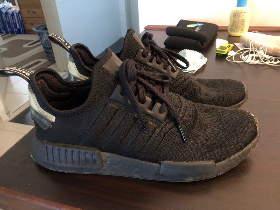 Adidas nmd deals all black