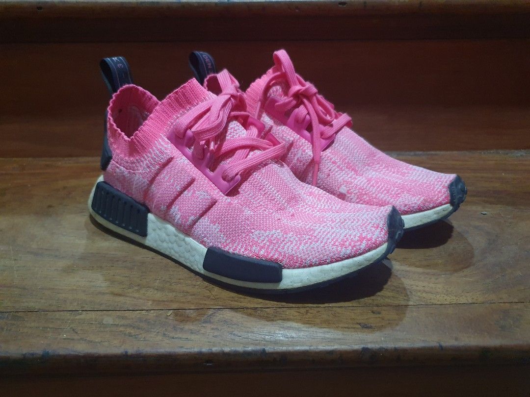 Adidas nmd primeknit deals solar pink