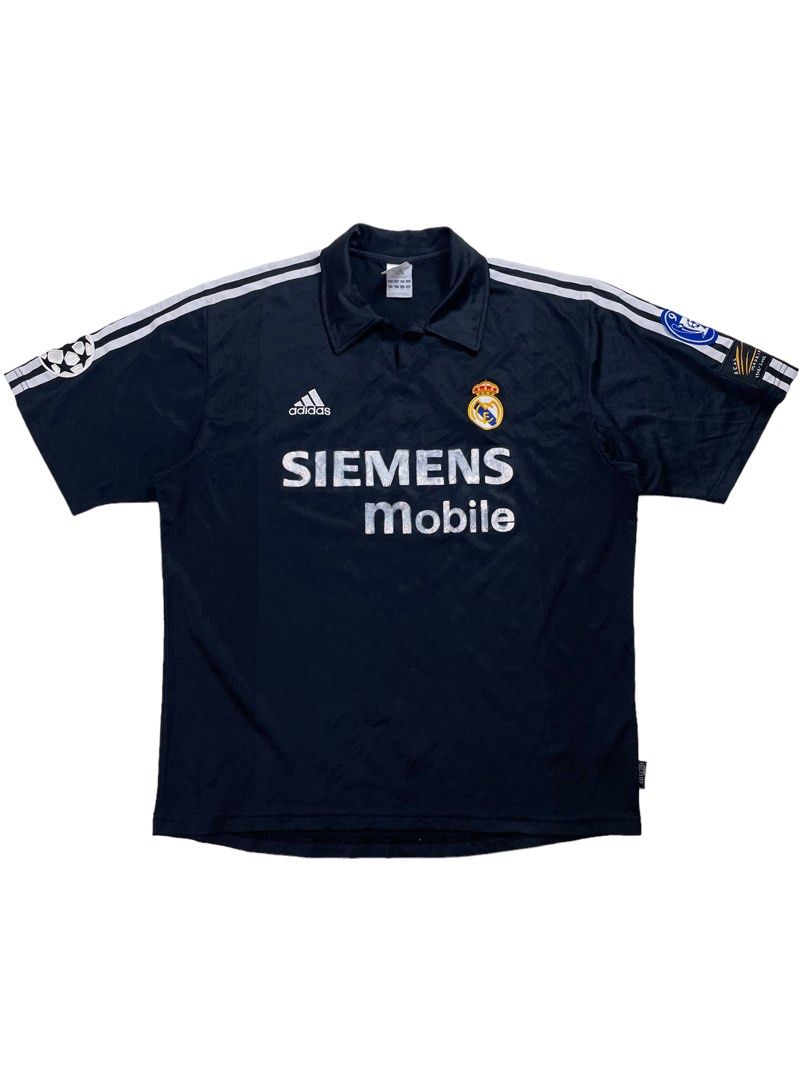 Adidas Real Madrid 2002 Away Jersey Made in Portugal Men s
