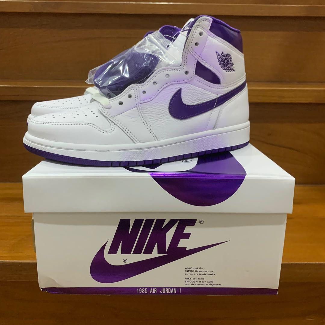 Air Jordan 1 High Court Purple Women s Fashion Footwear
