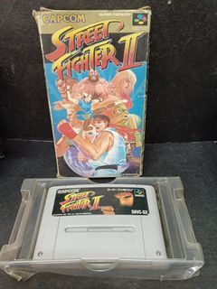 Original Famicom - Street Fighter II - Super Famicom Licensed by Nintendo - Video Game Cartridge Retro Vintage Games