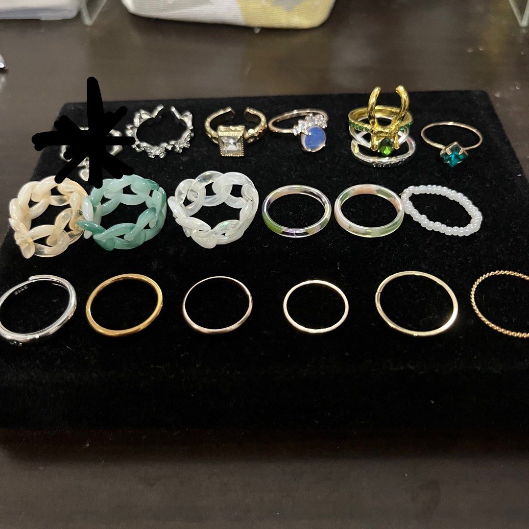 All for 5 rings 19pcs Women s Fashion Jewelry Organisers
