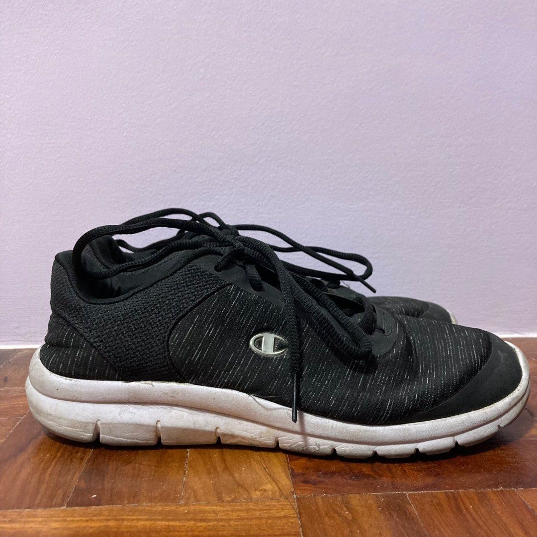 All black champion sneakers shop
