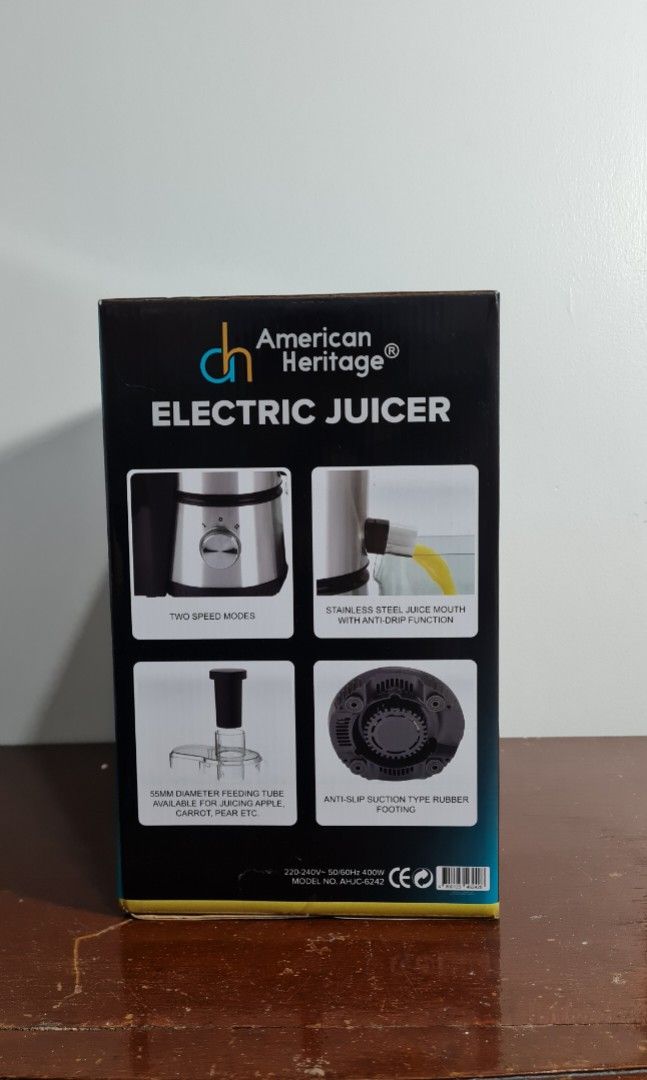 Electric Juicer AHJC-6242 – American Heritage Appliances
