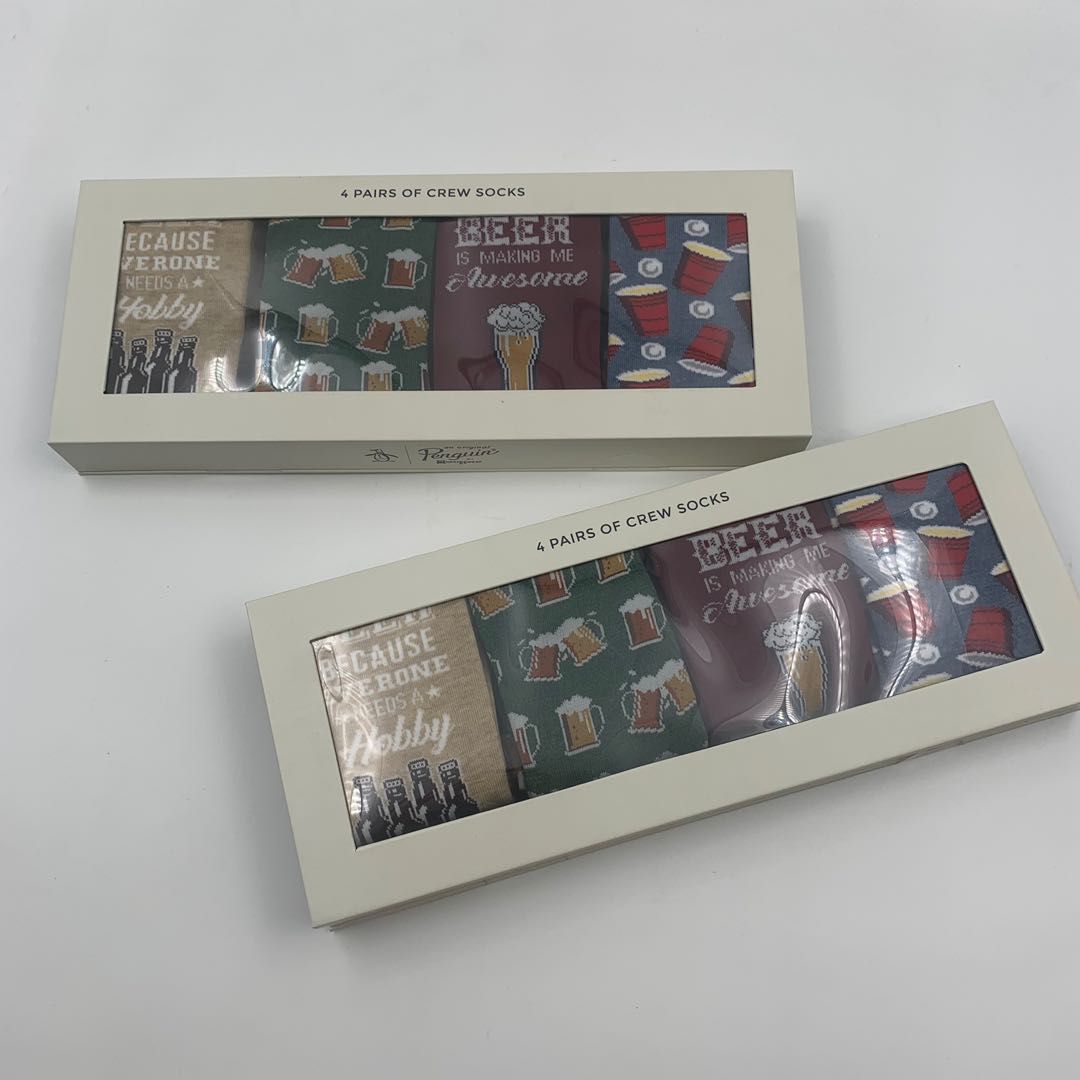An Original Penguin Crew Socks (4 pairs) (Category: Socks) located in Quezon City. Submitted by dawnsessentials (Listing ID 1241834051, Image 2). Description: Buy 1 BOX (4 pairs) p1,200 Buy 2 BOX (8 pairs) p2,000.