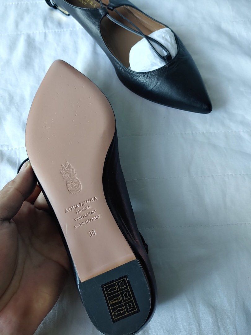 aquazzura flats, Women's Fashion, Footwear, Flats & Sandals on Carousell