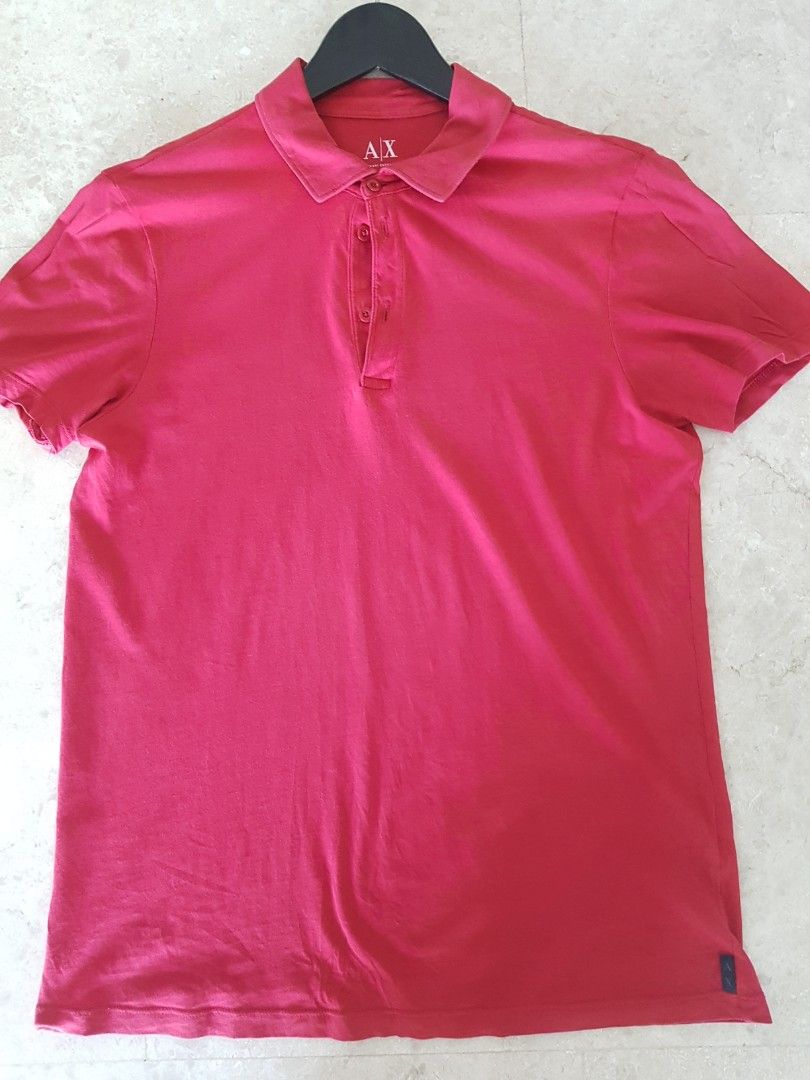 Red deals armani polo