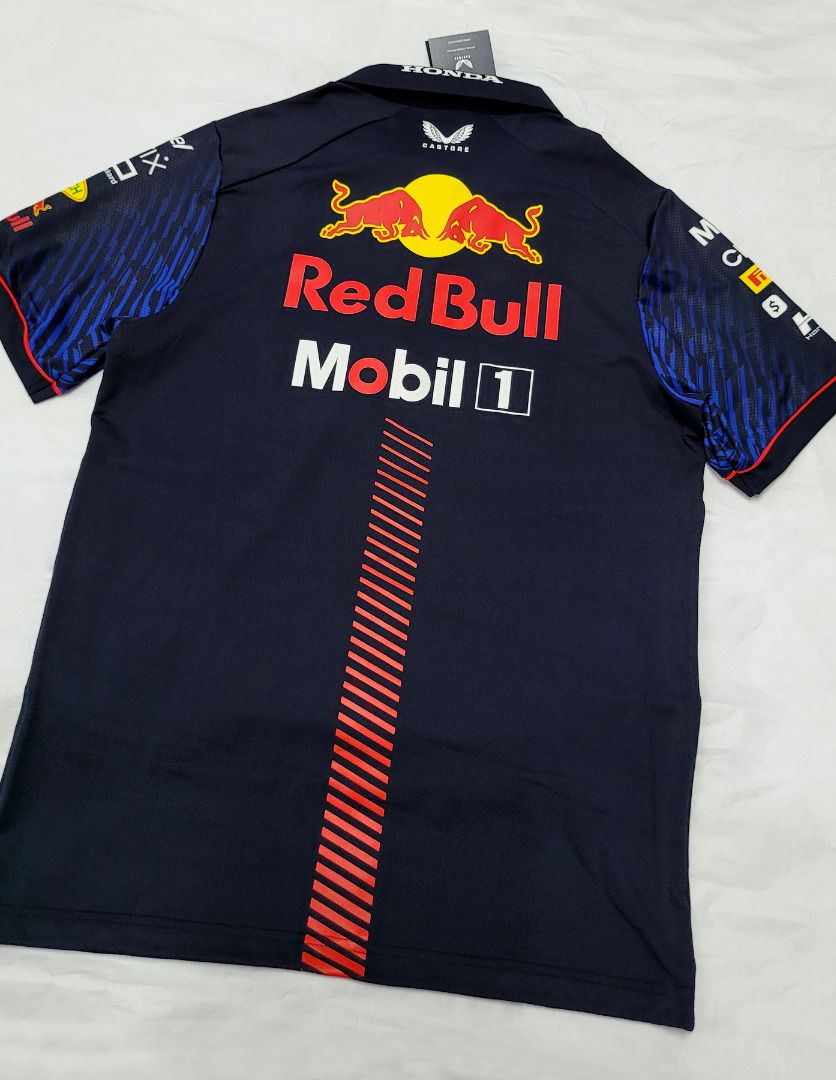 AUTHENTIC ORACLE Red Bull F1 Racing Team 2023 Official Teamline Polo Max  Verstappen BRAND NEW, Men's Fashion, Tops  Sets, Tshirts  Polo Shirts  on Carousell