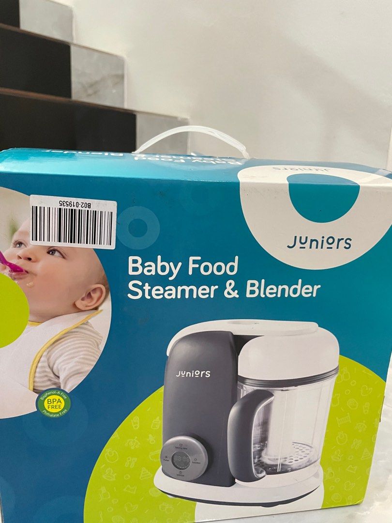 Juniors baby food sales steamer and blender