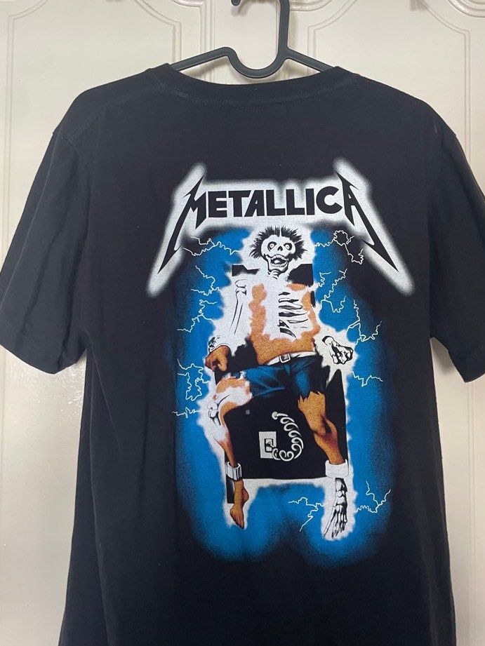 Band Shirts ( ACDC&METALLICA), Men's Fashion, Tops & Sets, Tshirts & Polo Shirts on Carousell