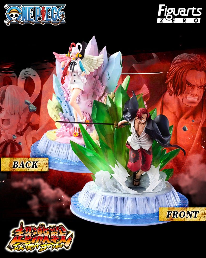 Bandai Figuarts Zero One Piece Statue – Shanks & Uta Extra Battle, Ca. 24 Cm, Sammlerfigur