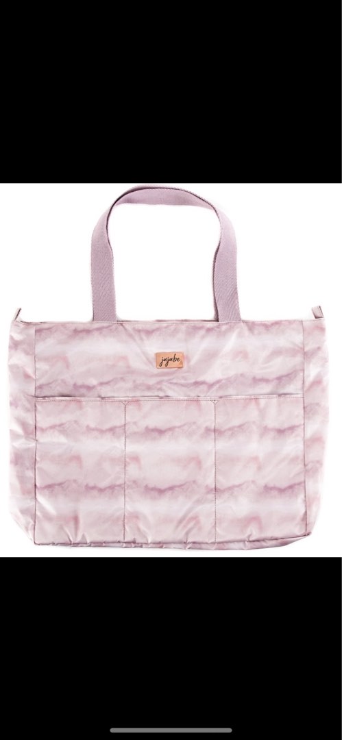 Bnip jujube super be diaper tote bag rose quartz like blush gym or laptop or swim bag