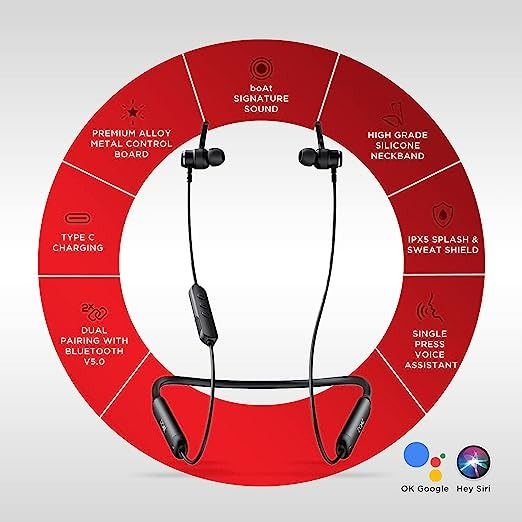 Boat rockerz 335 wireless neckband hotsell earphones