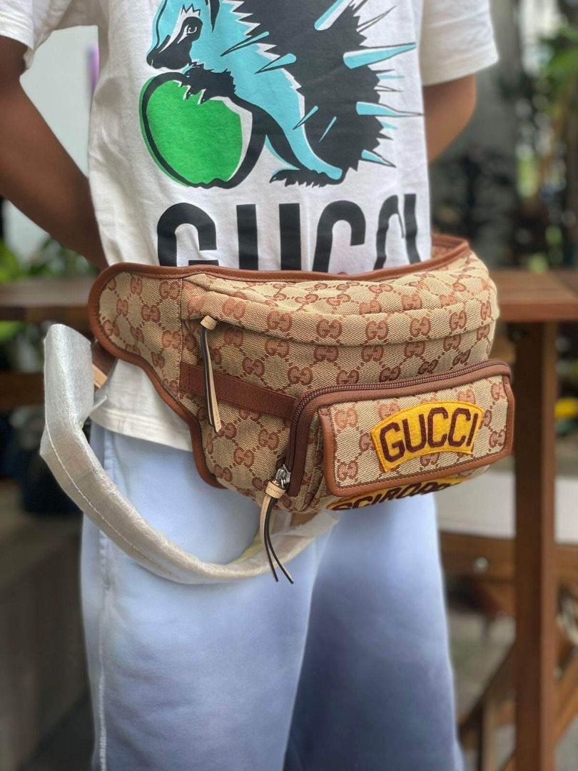 Gucci side cheap fanny pack