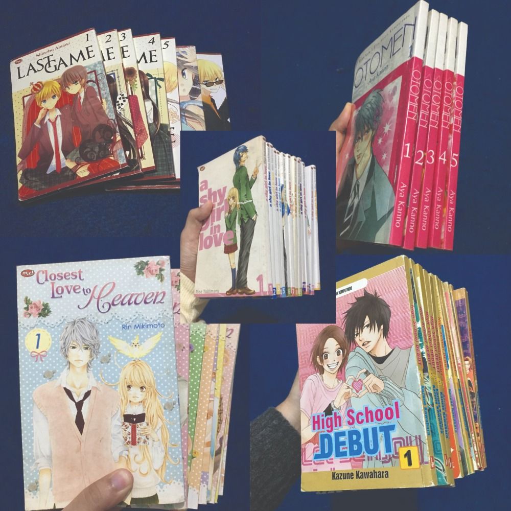Bundle Set Komik Manga Romance Shojou Komik Otomen Set Vol. 1-5 Komik  High
