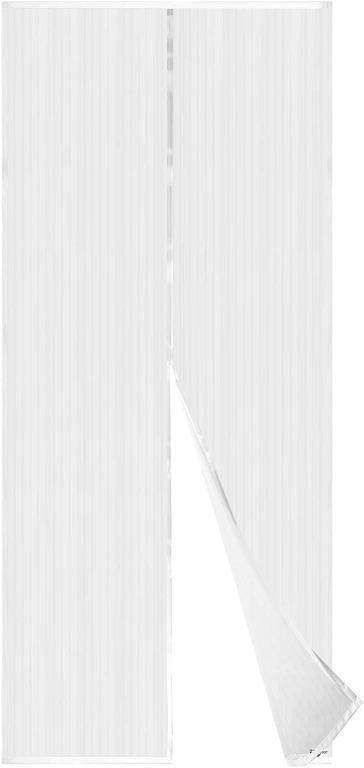 Fly Screens For Doors, White Black Door Fly Screen,Magnetic Fly Screen Door Mosquito Net With Magnet,Mosquito Mesh For Door Curtains,Keep Bugs Out