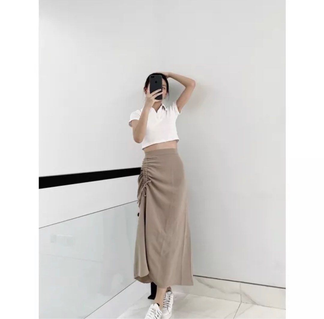 Flowy 2025 drawstring skirt