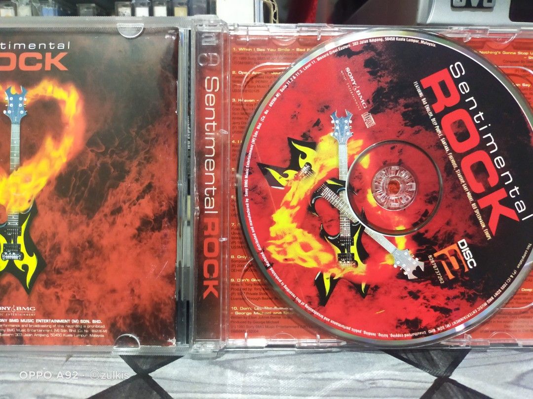 CD Sentimental Rock compilation, Hobbies & Toys, Music & Media, CDs ...
